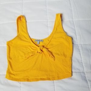 🌟🌟🌟3 for $25 Charlotte Russe Yellow Crop Top.  A52